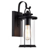 Chloe Lighting CH2D213BK13-OD1 Ainsley Transitional 1 Light Textured Black Outdoor Wall Sconce 13`` Height