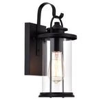 Chloe Lighting CH2D213BK13-OD1 Ainsley Transitional 1 Light Textured Black Outdoor Wall Sconce 13`` Height