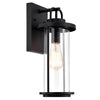 Chloe Lighting CH2D214BK16-OD1 Landry Transitional 1 Light Textured Black Outdoor Wall Sconce 16`` Height