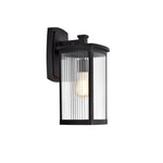 Chloe Lighting CH2S207BK17-OD1 Evie Transitional 1 Light Textured Black Outdoor Wall Sconce 17`` Height