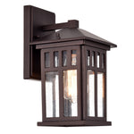 Chloe Lighting CH2S208RB12-OD1 Jesse Transitional 1 Light Oil Rubbed Bronze Outdoor Wall Sconce 12`` Height