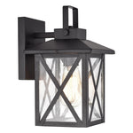 Chloe Lighting CH2S210BK11-OD1 Lawrence Transitional 1 Light Textured Black Outdoor Wall Sconce 11`` Height