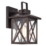 Chloe Lighting CH2S210RB11-OD1 Lawrence Transitional 1 Light Oil Rubbed Bronze Outdoor Wall Sconce 11`` Height