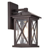 Chloe Lighting CH2S217RB12-OD1 Vincent Transitional 1 Light Oil Rubbed Bronze Outdoor Wall Sconce 12`` Height