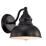 Chloe Lighting CH2D094BK08-WS1 Ironclad Industrial 1 Light Textured Black Indoor Wall Sconce 8`` Wide