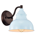 Chloe Lighting CH2D094LB08-WS1 Ironclad Industrial 1 Light Oil Rubbed Bronze Indoor Wall Sconce 8`` Wide