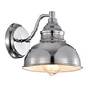 Chloe Lighting CH2D095CM08-WS1 Ironclad Industrial 1 Light Chrome Indoor Wall Sconce 8`` Wide