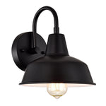 Chloe Lighting CH2D701BK09-WS1 Ironclad Industrial 1 Light Textured Black Indoor Wall Sconce 9`` Wide