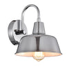 Chloe Lighting CH2D702CM09-WS1 Ironclad Industrial 1 Light Chrome Indoor Wall Sconce 9`` Wide