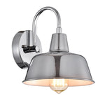 Chloe Lighting CH2D702CM09-WS1 Ironclad Industrial 1 Light Chrome Indoor Wall Sconce 9`` Wide