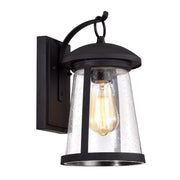 Chloe Lighting CH2S215BK12-OD1 FREYA Transitional 1 Light Textured Black Outdoor Wall Sconce 12