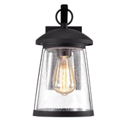 Chloe Lighting CH2S215BK12-OD1 FREYA Transitional 1 Light Textured Black Outdoor Wall Sconce 12