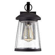 Chloe Lighting CH2S215BK12-OD1 FREYA Transitional 1 Light Textured Black Outdoor Wall Sconce 12