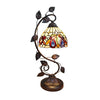 Chloe Lighting Ch33353vr08-Nt1 Serenity Victorian Tiffany-Style Dark Bronze 1 Light Table Lamp 8" Wide