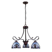 Chloe Lighting CH3T381VB25-DD3 GRENVILLE Bronze 3-Light Victorian Mini-Chandelier 25