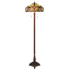 Chloe Lighting Cora Victorian-Style 2-Light Dark Bronze Finish Floor Lamp 18"