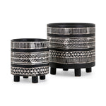 IMAX Worldwide Home Ayrton Planters - Set of 2