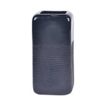 Sagebrook Home 17867-25 Ceramic, 12" Squared Grooved Vase, Black