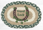 Earth Rugs OMSP-605 Celtic Luck Printed Oval Swatch 7.5``x11``