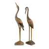 Imax Worldwide Home Reeds Wood Cranes - Set of 2