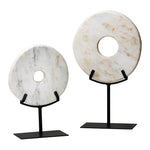 Cyan Design 02308 Small Disc On Stand White Finish