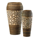 Cyan Design 02520 Oblong Wooden Vases