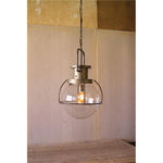 Kalalou CLL2221 Glass Globe Pendant Light