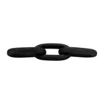 Sagebrook Home 17383-02 28" 3 Wooden Links, Black