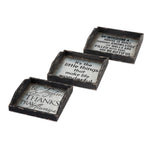 Imax Worldwide Home Ella Elaine Metal Trays - Set of 3