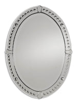 Uttermost 05003 B Graziano Frameless Oval Mirror