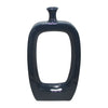 Sagebrook Home 13903-25 Ceramic, 18" Vase W/Cutout, Navy Blue