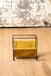 Kalalou NKHU1018 Velvet and Iron Magazine Rack - Honey