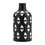 Sagebrook Home 17147 Ceramic, 10" Decorative Vase, Black/White