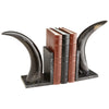 Cyan Design 08013 Horn Rimmed Bookends in Bone and Black