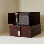 Cyan Design 08047 Leather and Wood Container