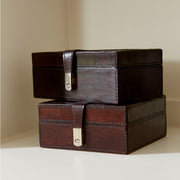 Cyan Design 08047 Leather and Wood Container