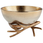 Cyan design 08132 Med Antler anchored Bowl