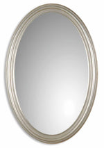 Uttermost 08601 P Franklin Oval Silver Mirror