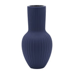 Sagebrook Home 17120-05 Ceramic, 11" Bouquet Vase, Navy