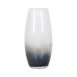 Sagebrook Home 18559-02 Glass, 11" Crackle Vase, Multi