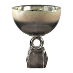 Sagebrook Home 18272-01 Glass, 12" Bowl On Metal Base, Multi Kd