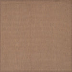 Couristan Recife Saddlestitch 7'6" X 7'6" Square Indoor/Outdoor  Transitional Rug