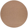 Couristan Recife Saddlestitch 7'6" X 7'6" Round Indoor/Outdoor  Transitional Rug