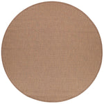 Couristan Recife Saddlestitch 7'6" X 7'6" Round Indoor/Outdoor  Transitional Rug