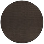 Couristan Recife Saddlestitch 8'6" X 8'6" Round Indoor/Outdoor  Transitional Rug