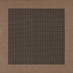 Couristan Recife Checkered Field 7'6" X 7'6" Square Indoor/Outdoor  Transitional Rug