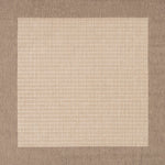 Couristan Recife Checkered Field 7'6" X 7'6" Square Indoor/Outdoor  Transitional Rug
