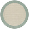 Couristan Recife Checkered Field 7'6" X 7'6" Round Indoor/Outdoor  Transitional Rug