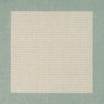 Couristan Recife Checkered Field 7'6" X 7'6" Square Indoor/Outdoor  Transitional Rug