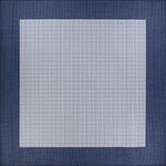 Couristan Recife Checkered Field 7'6" X 7'6" Square Indoor/Outdoor  Transitional Rug